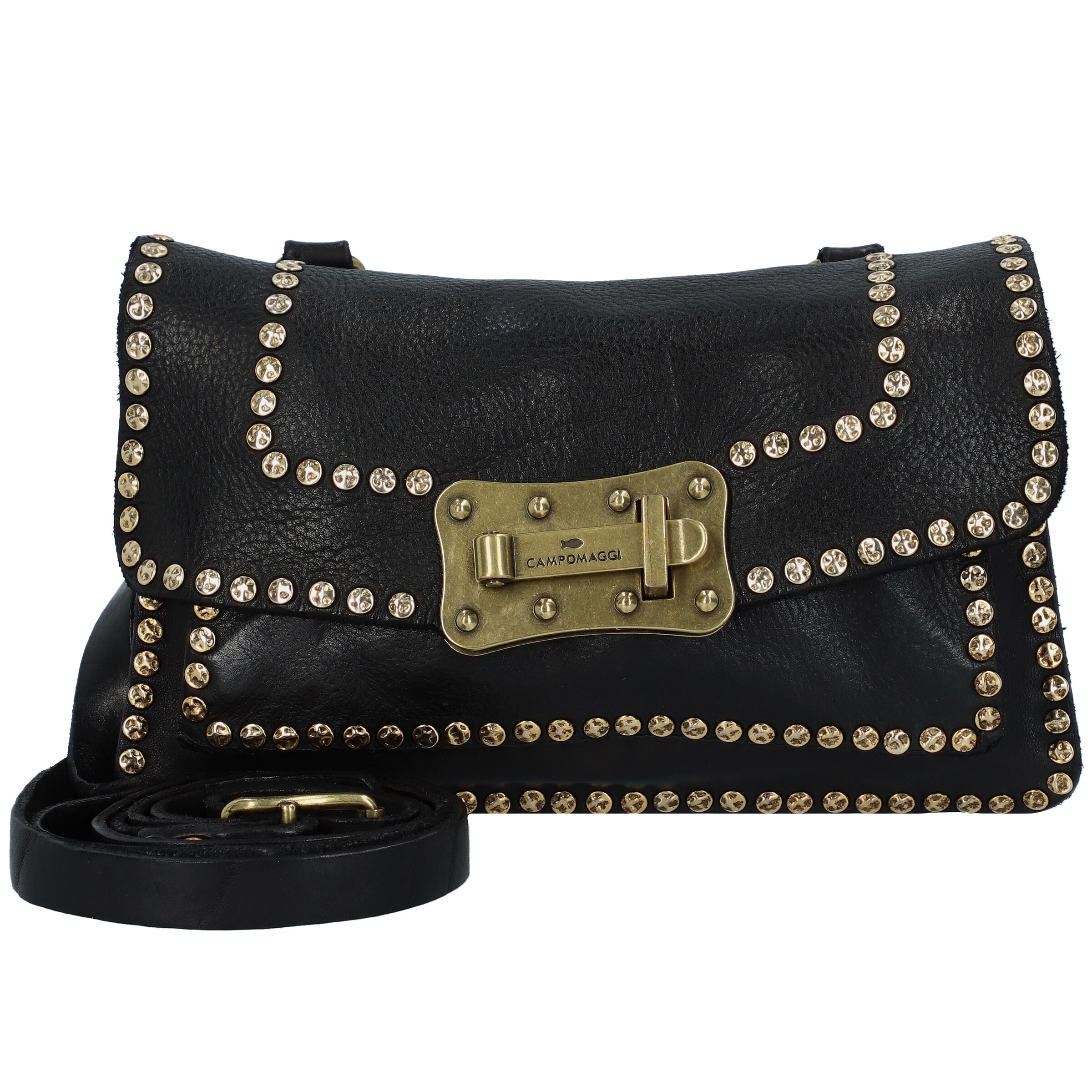 Frauen Taschen & Rucksäcke Campomaggi Umhängetasche in Schwarz - UH00507 Frauen Taschen & Rucksäcke Campomaggi Umhängetasche in Schwarz - UH00507