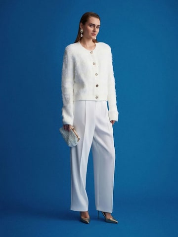 Pantalon Dilvin en blanc : devant
