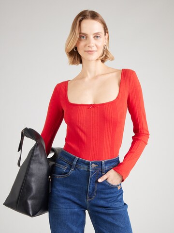 BDG Urban Outfitters Shirt 'OLIVIA PICOT' in Rot: Vorderseite