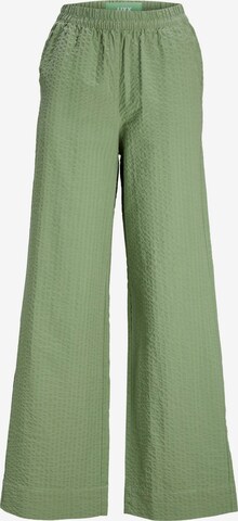 JJXX Wide leg Broek in Groen: voorkant