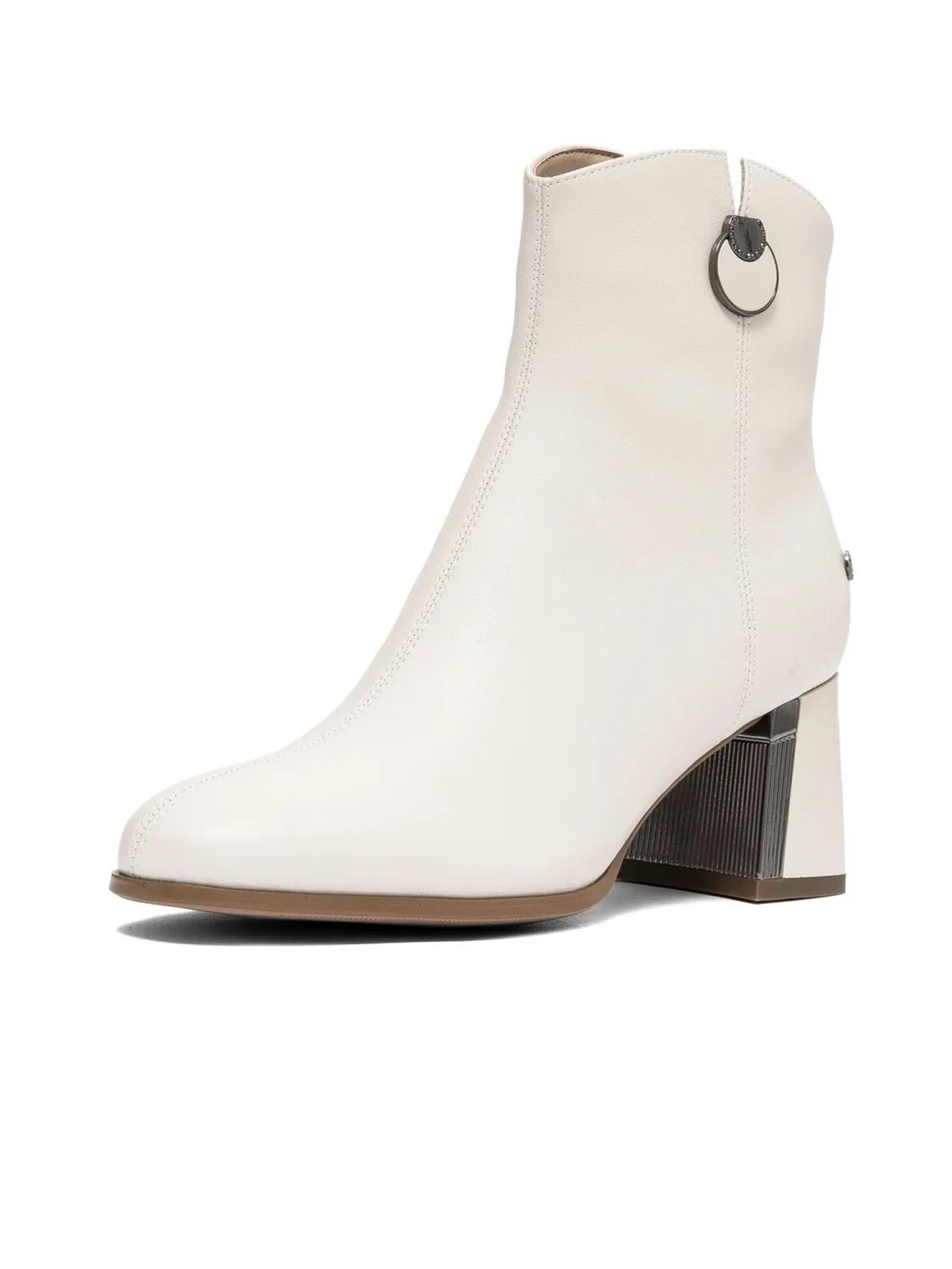 Maciejka Stiefelette‌‌‌ in Beige: Vorderseite