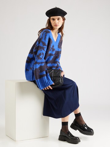 Pull-over oversize Warehouse en bleu