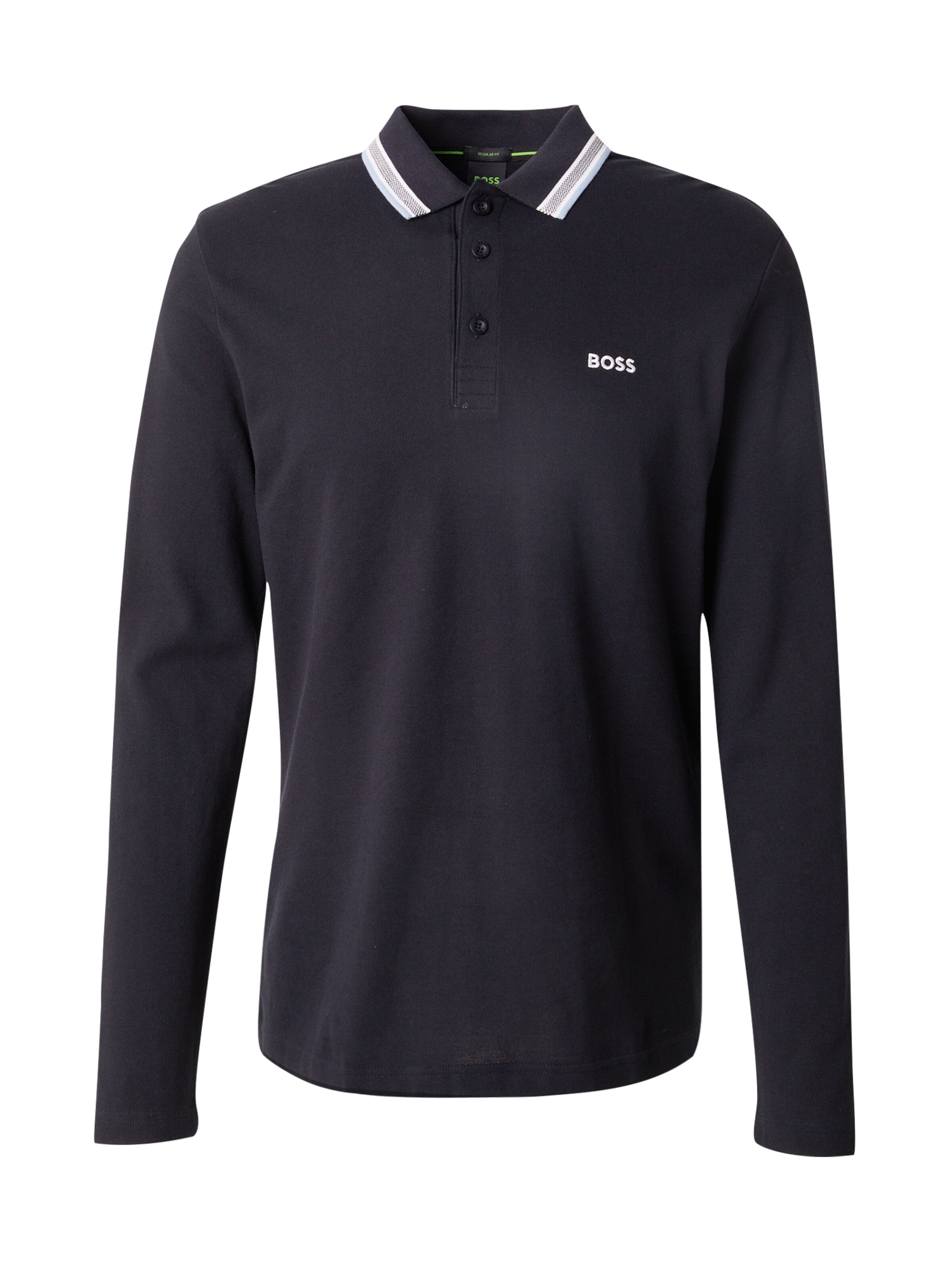 BOSS Tričko 'Plisy' – modrá: přední strana