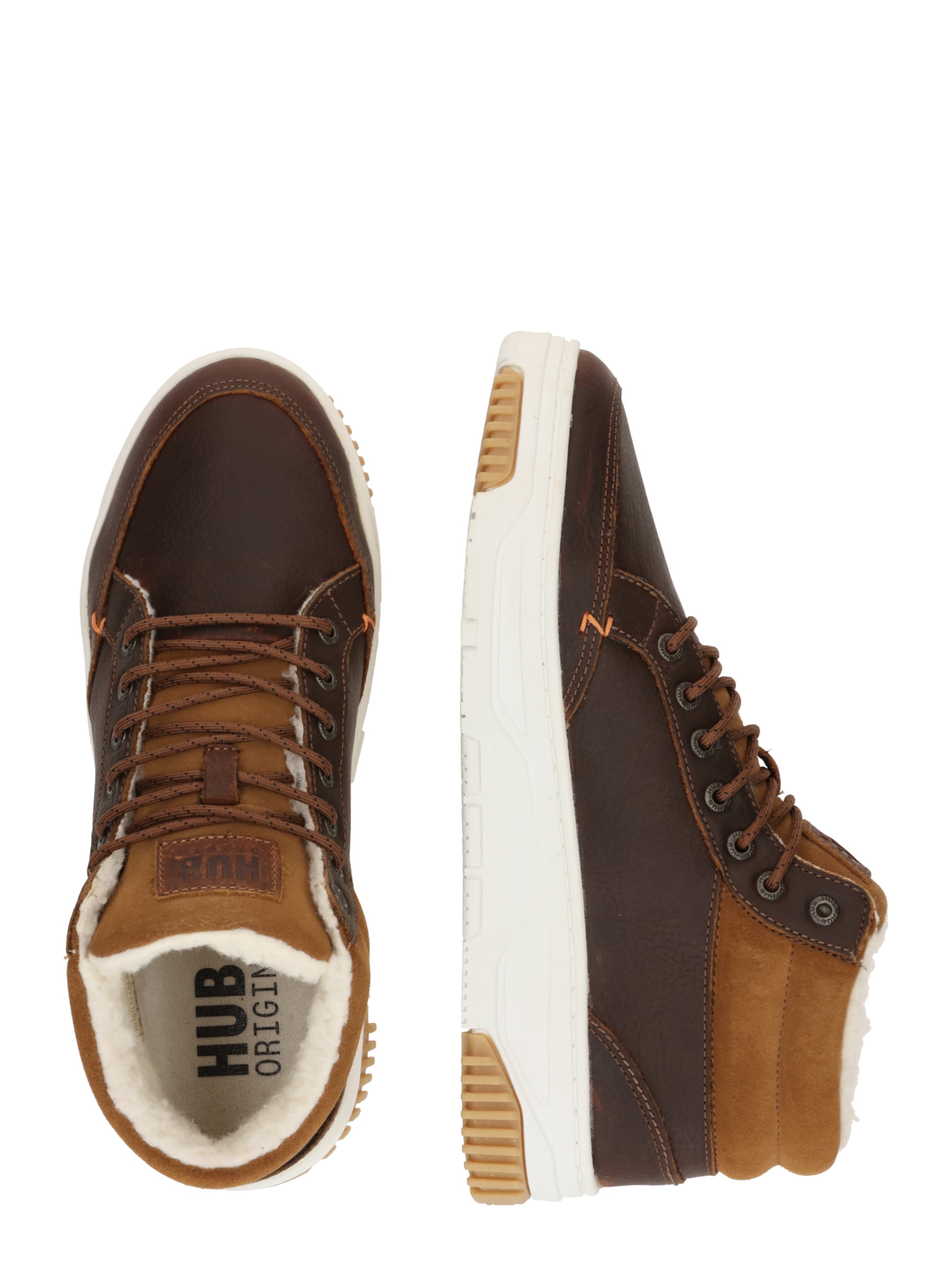 HUB Σνίκερ ψηλό 'Mark 2.1' σε καφέ