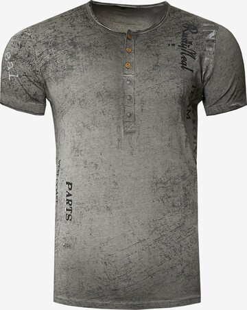 Rusty Neal Shirt in Grey: front