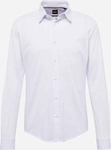 BOSS Black - Ajuste regular Camisa 'ROAN' en azul: frente