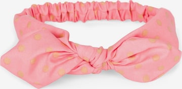 styleBREAKER Hair jewelry 'Haarband mit Punkte Muster und Schleife' in Orange: front