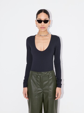 LeGer by Lena Gercke Shirt bodysuit 'Panthea' in Black: front