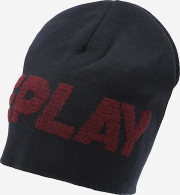 REPLAY Beanie in Black: front