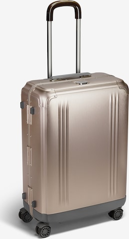 Zero Halliburton Cart in Beige: front