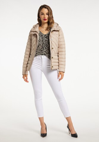 faina Between-Season Jacket in Beige