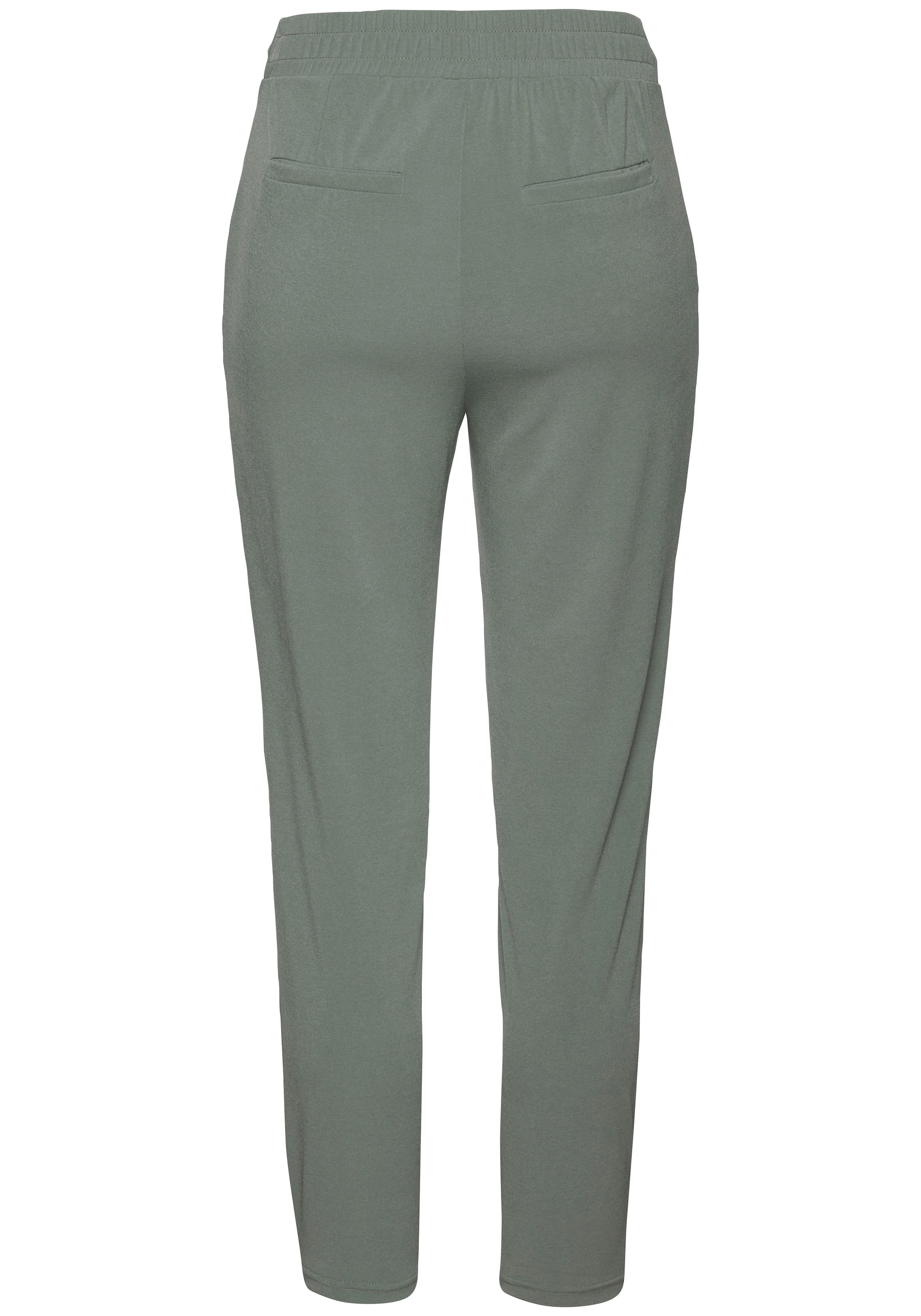 LASCANA - Tapered Pantalón en verde