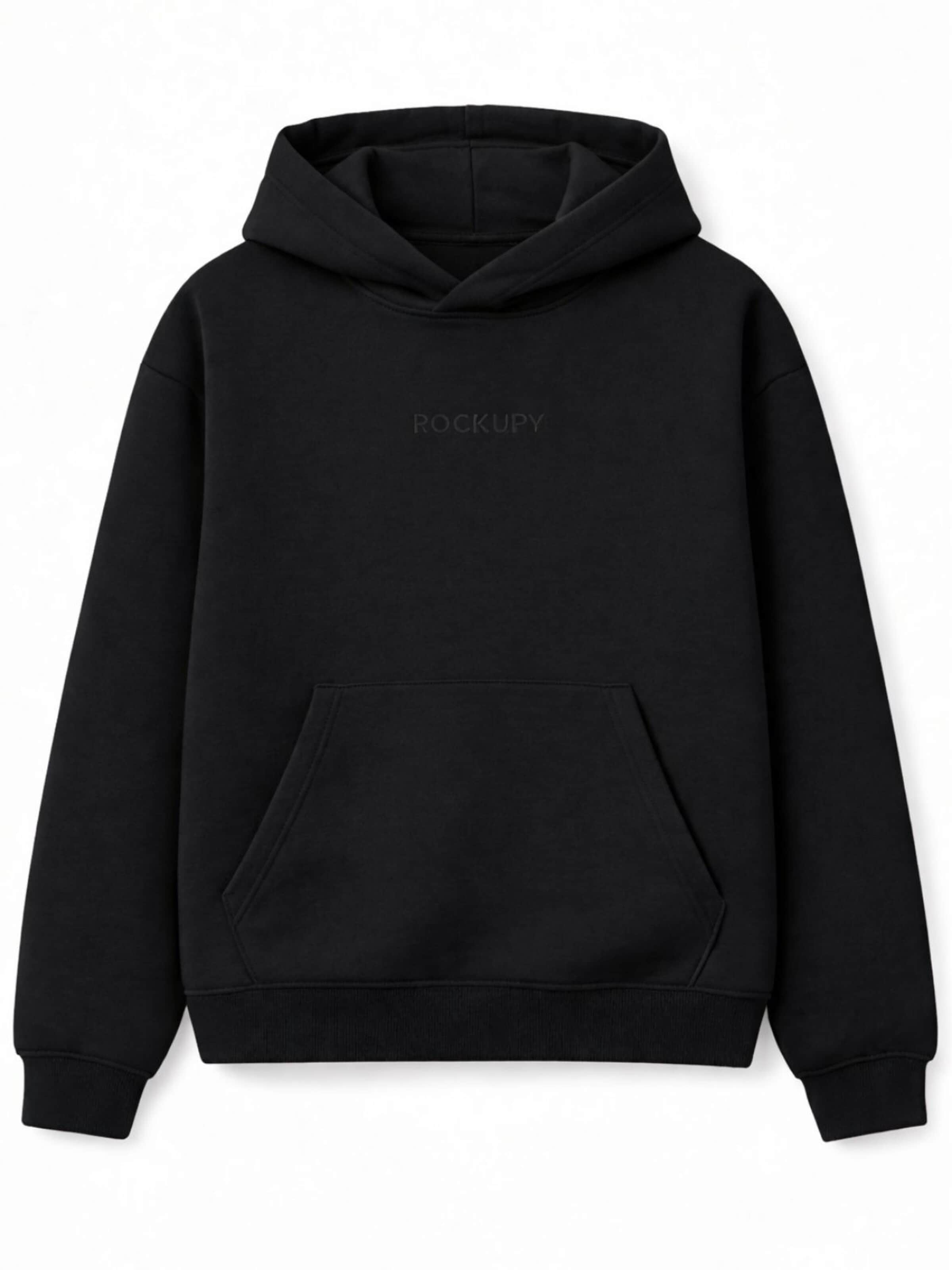 Rockupy Sweatshirt 'Andriel' in Black: front