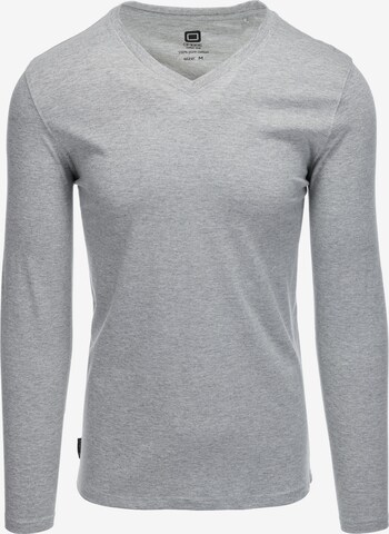 Ombre Shirt 'L136' in Grau: predná strana