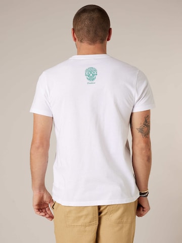 T-Shirt 'SKULITO' Deeluxe en blanc