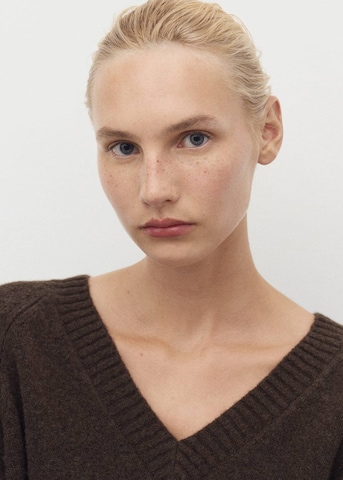 MANGO Sweater in Brown