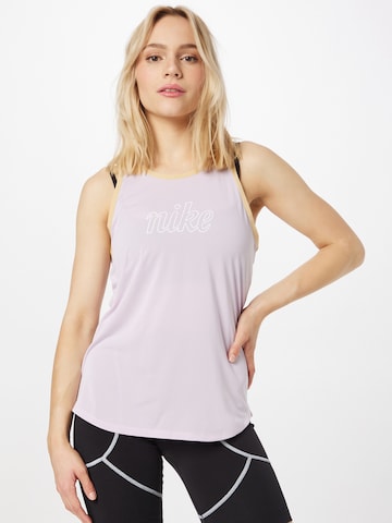 NIKE Sports Top in Purple: front