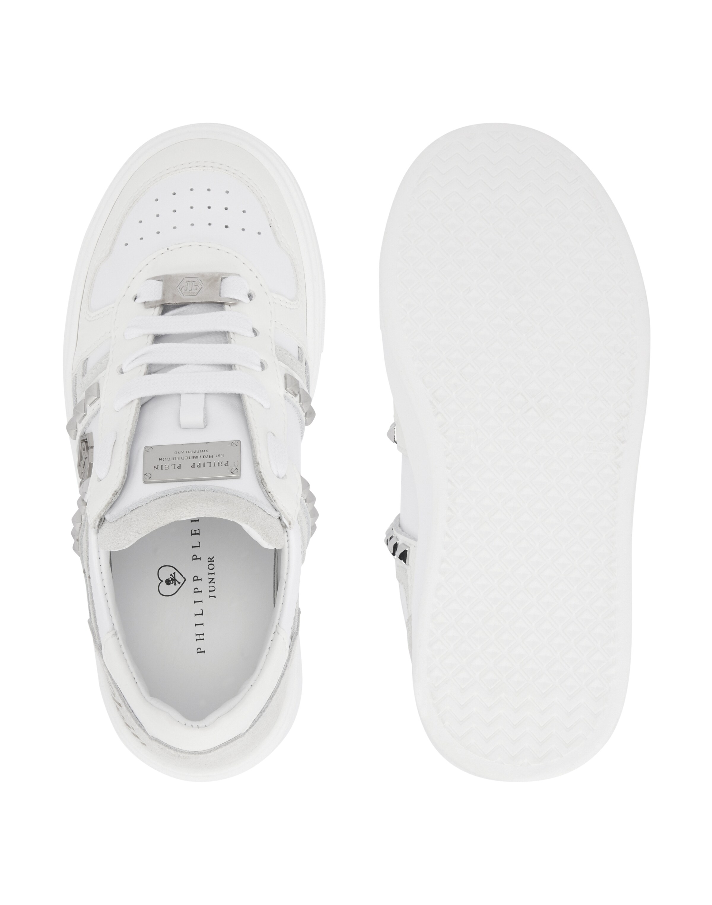 Baskets Philipp Plein en blanc