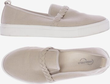 Anna Field Flats & Loafers in 37 in Beige: front