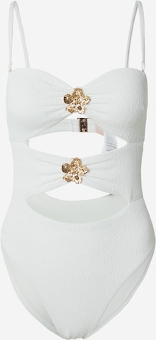 Hunkemöller Бандо Купальник в Белый: спереди