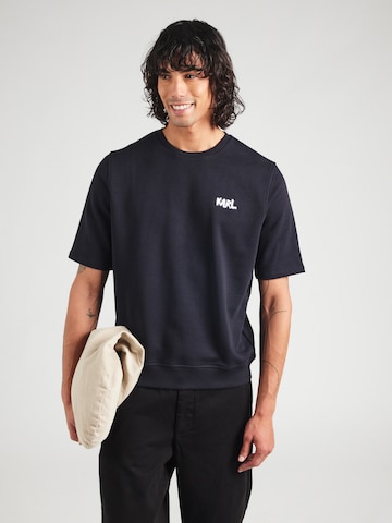 Karl Lagerfeld Majica | modra barva: sprednja stran