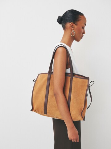 Next Shoulder bag 'N. Premium' in Brown: front