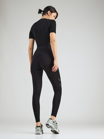 Hummel Skinny Spodnie sportowe 'Legacy' w kolorze czarny