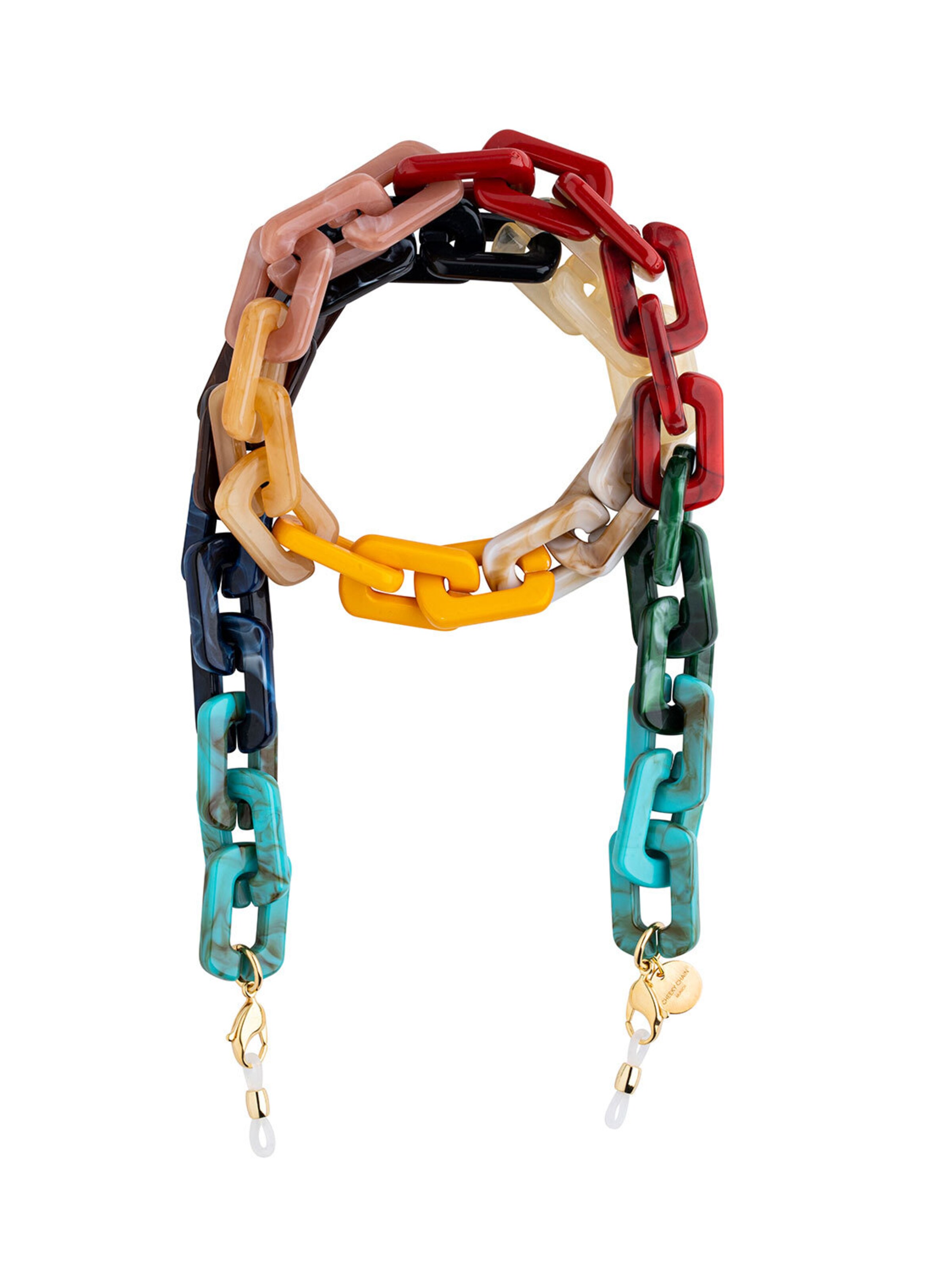 Cheeky Chain Munich Necklace 'Holly' in Mixed colors: front