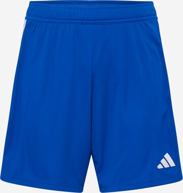 ADIDAS PERFORMANCE Regular Workout Pants 'Tiro 23 League' in Blue: front