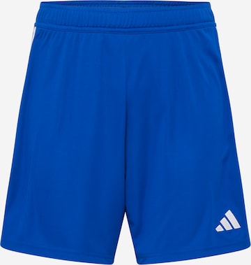 Pantalon de sport 'Tiro 23' ADIDAS PERFORMANCE en bleu : devant