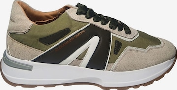 Chaussure à lacets Alexander Smith en vert : devant