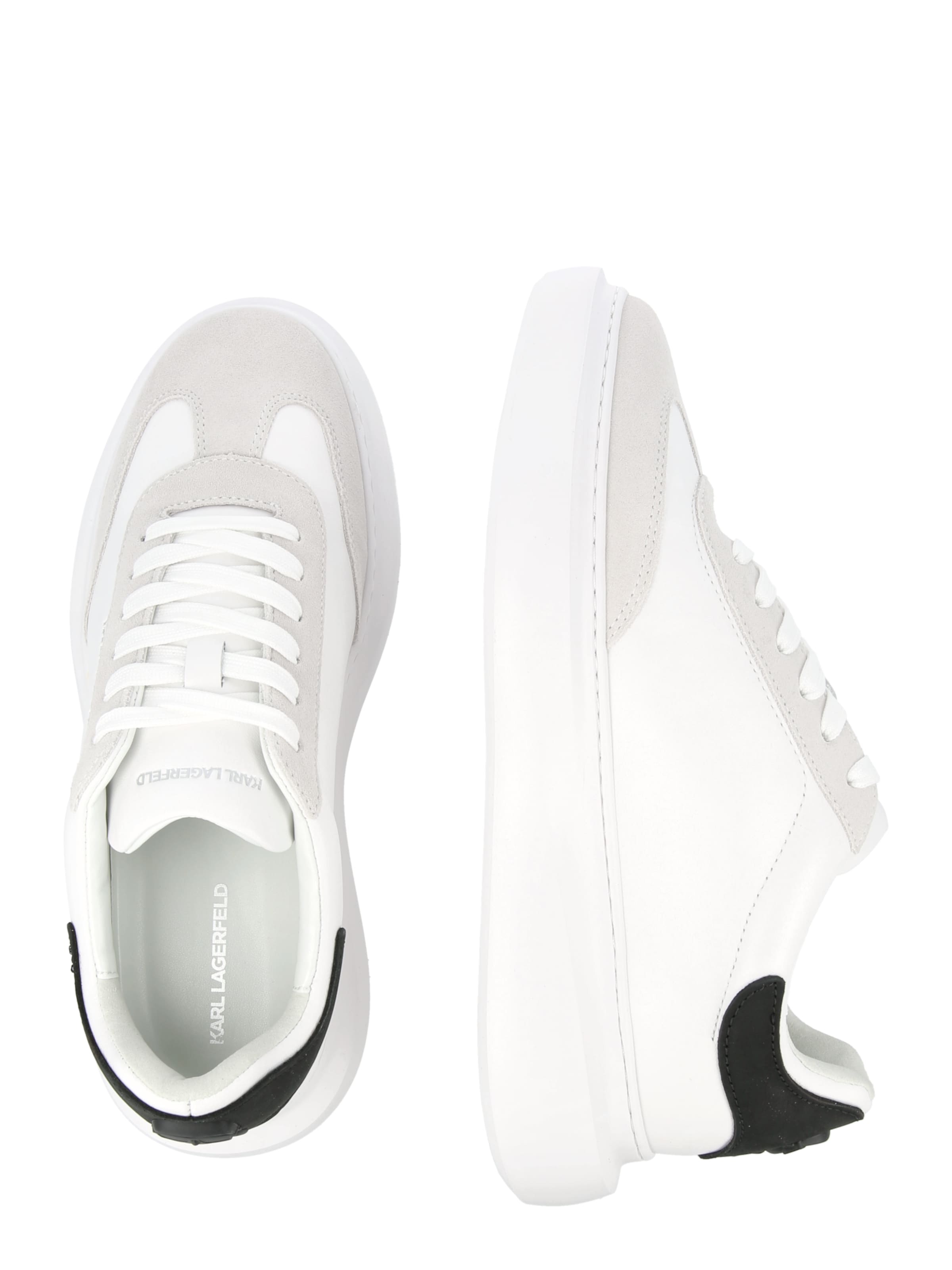 Karl Lagerfeld Σνίκερ χαμηλό σε λευκό