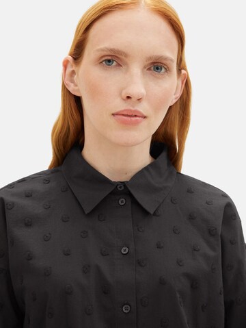 TOM TAILOR DENIM Blouse in Black