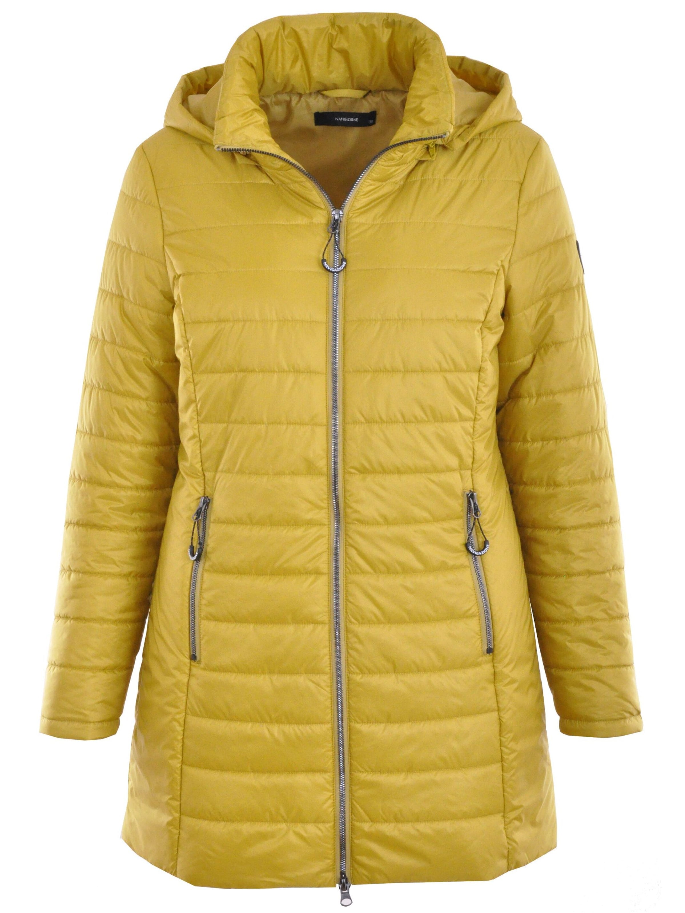 Manteau mi-saison Navigazione en jaune : devant