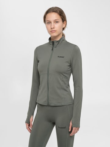 T-shirt fonctionnel Hummel en vert : devant