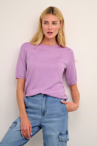 Pull-over 'Lizza' Kaffe en violet : devant