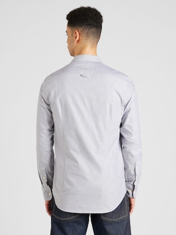 G-Star RAW Slim fit Button Up Shirt 'Bristum' in Grey