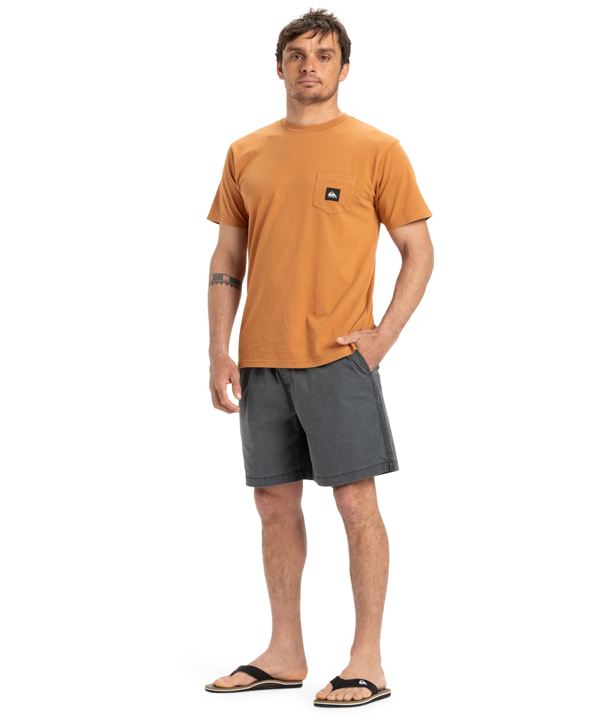 Regular Pantalon de sport 'Taxer' QUIKSILVER en noir