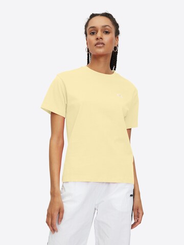 FILA - Camiseta funcional 'BIENDORF' en amarillo: frente