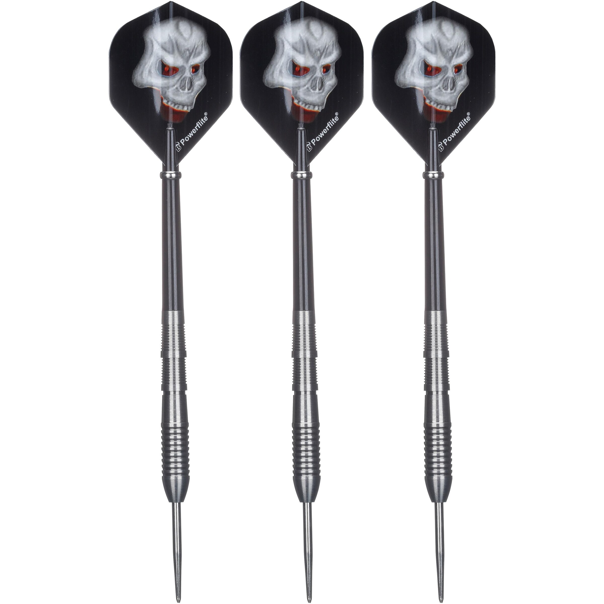 BULL'S Dartpfeil 'Phantom PT4 Steel' in Schwarz: Vorderseite