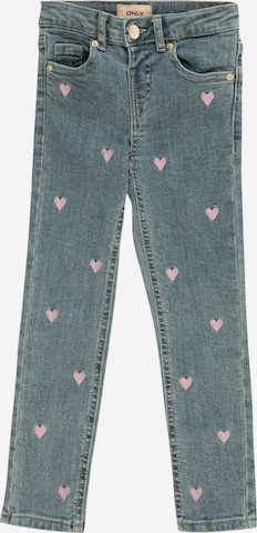 Skinny Jeans 'FIA' di KIDS ONLY in blu: frontale