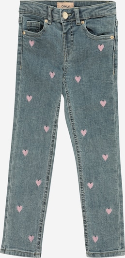 KIDS ONLY Jeans 'FIA' in blue denim / rosa, Produktansicht