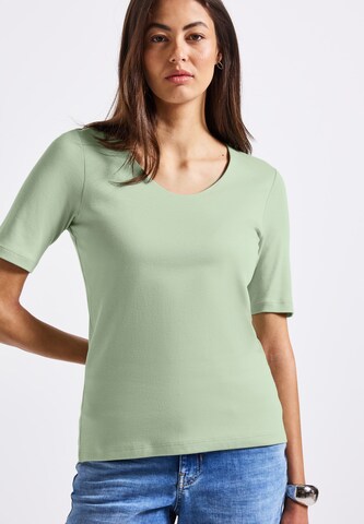 STREET ONE T-Shirt 'Palmira' in Grün: Vorderseite