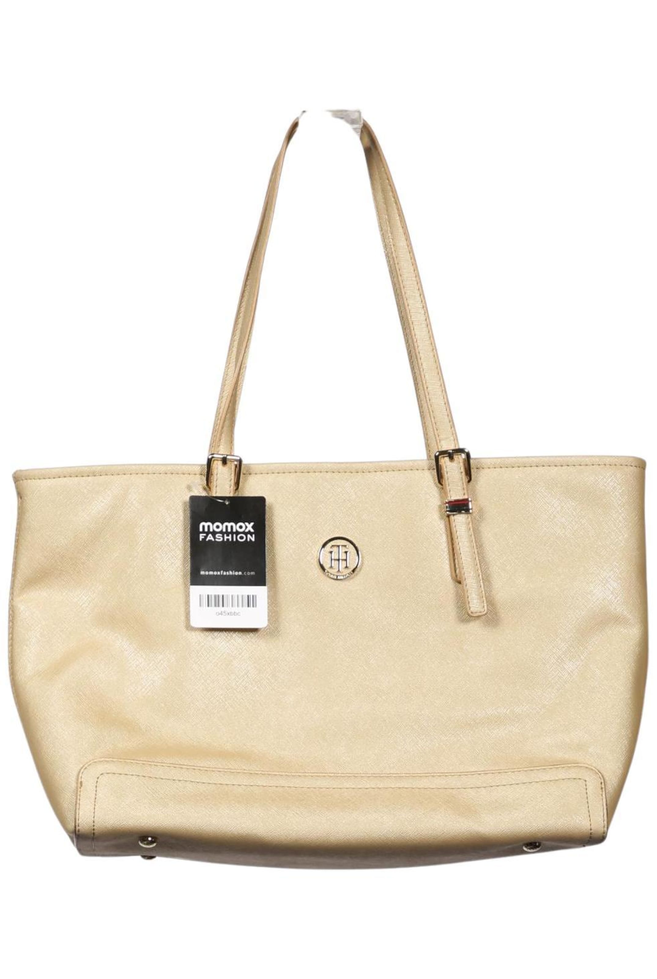 TOMMY HILFIGER Handtasche gross Leder One Size in Beige: Vorderseite