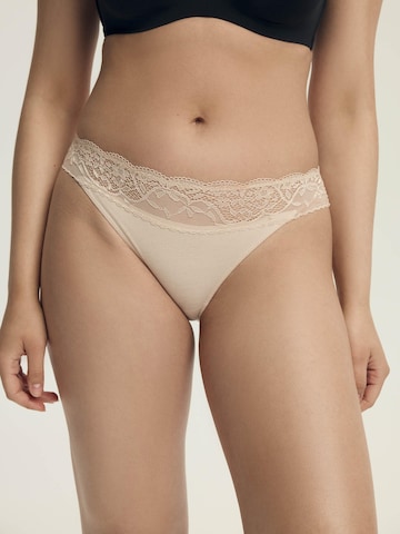 ESOTIQ - Panti 'Taillenslip Patri im 2er Pack, leichter Shaping Effekt, hohe Leibhöhe L' en beige