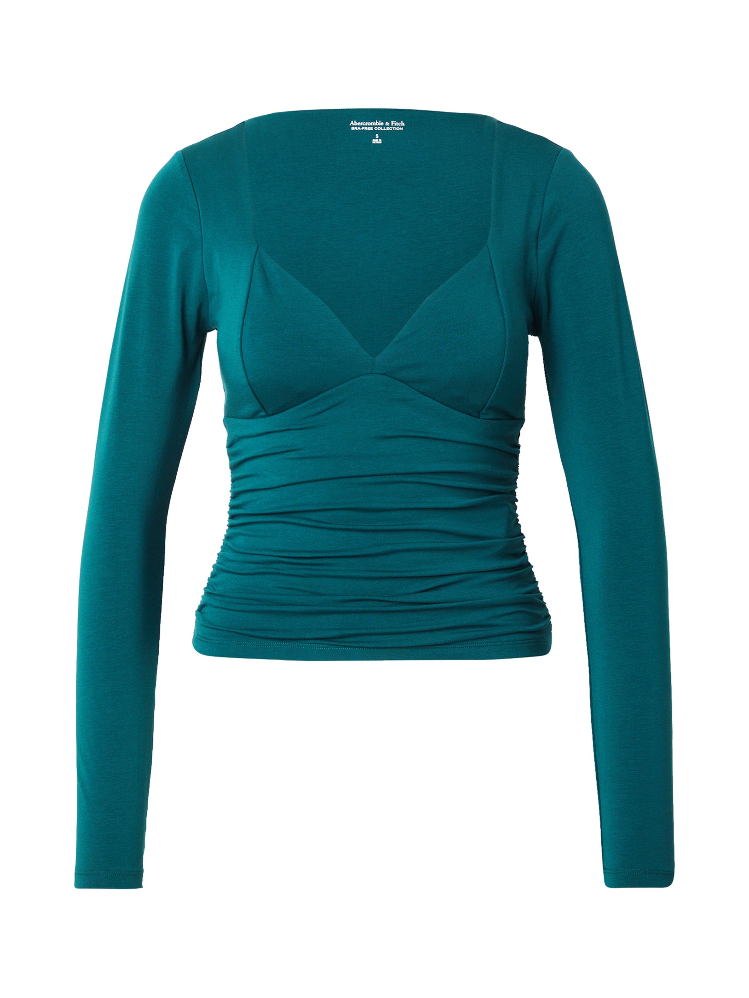 Tricou 'ZOE' de la Abercrombie & Fitch pe verde: față