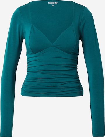 T-shirt 'ZOE' Abercrombie & Fitch en vert : devant