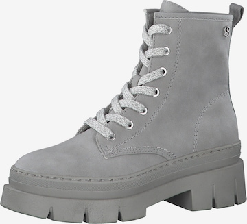 s.Oliver Lace-up bootie in Grey: front