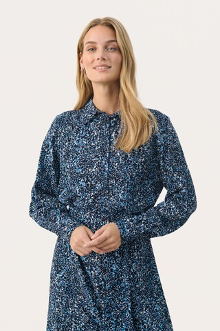 Robe 'Meluca' Part Two en bleu