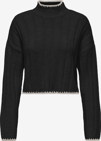 ONLY Πουλόβερ 'ONLChick Stitch' σε μαύρο: μπροστά